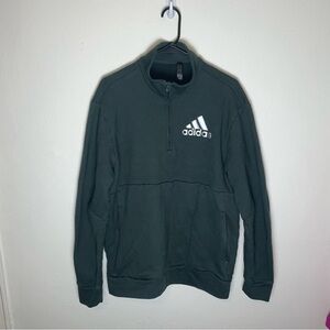 Adidas Green Quarter Zip Sweatshirt